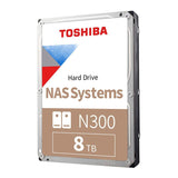 Disco Duro NAS Toshiba N300, 8TB, SATA 6.0Gb/s, 7200rpm, 512MB Cache, 3.5", 3Y