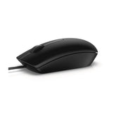 Mouse Dell MS116, USB, Ambidiestro, Optico, 1000DPi, Negro (275-BBCC)
