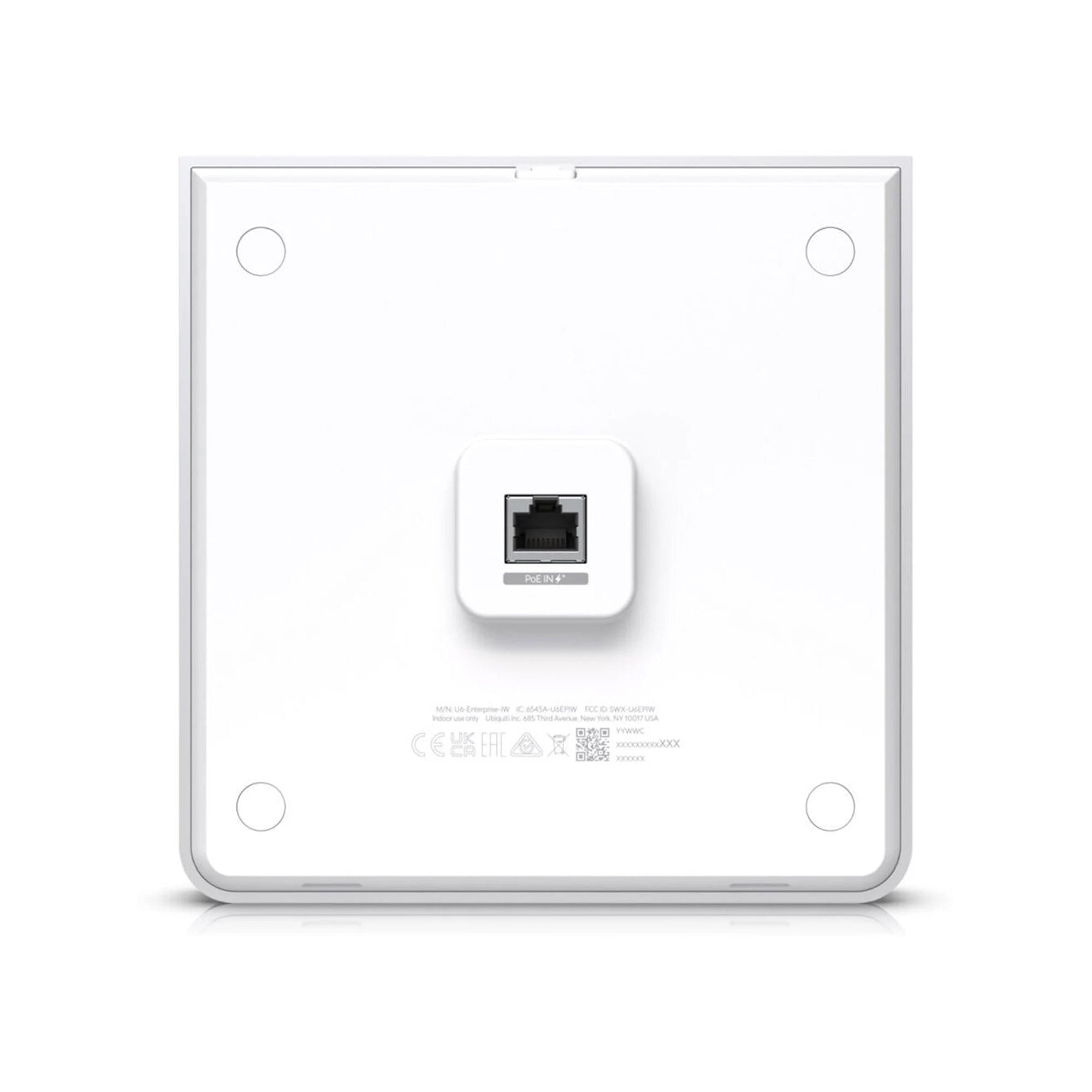 Acces Point Ubiquiti U6 Enterprise IW, Interior, 2.4/5/6GHz, WiFi6E, 1 Año (U6-ENTERPRISE-IW)