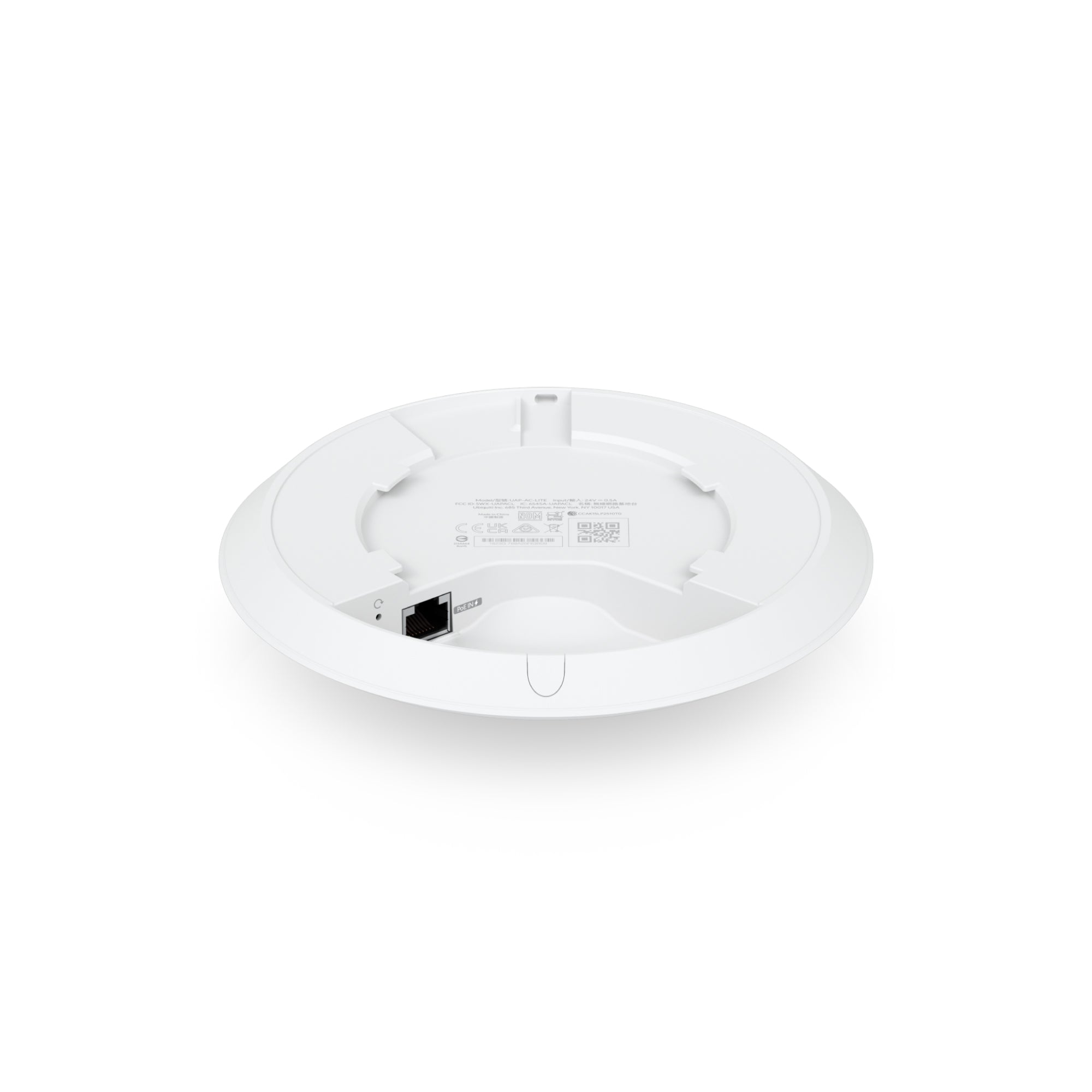 Acces Point Ubiquiti UAP-AC-Lite, interior, 20dBm, 2.4/5Ghz, 1 año (UAP-AC-LITE)