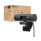 Camara Web Logitech B2B BRIO 505, 1080P, USB, Grafito, 3 Años (960-001515)