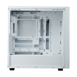 Case Cooler Master Elite 502, Mid Tower, ATX, eATX, iTX, Micro ATX, Vidrio Templado, sin fuente, Blanco, 1 año (E502-WGNN-S00)