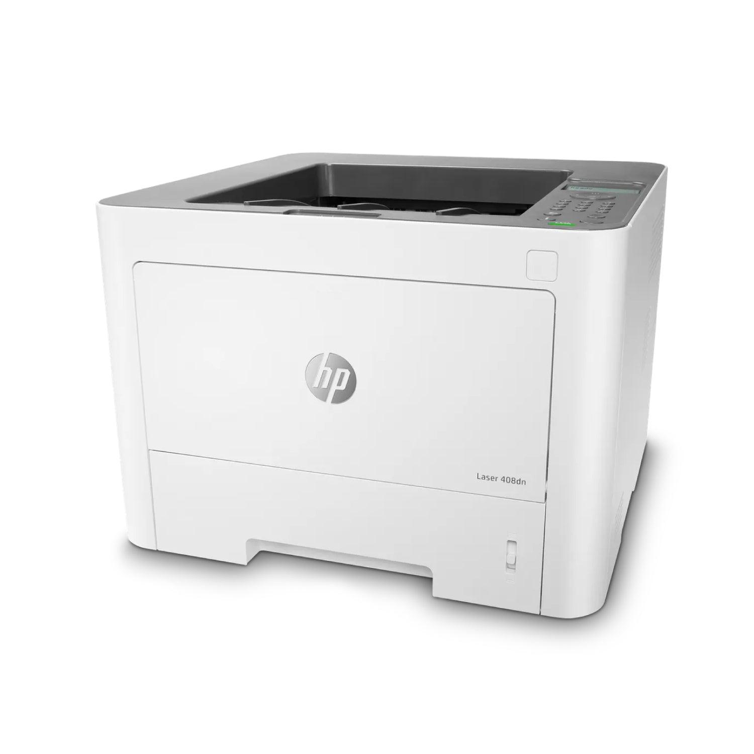 Impresora HP LaserJet 408DN vista lateral 2