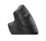 Mouse Logitech Lift Vertical, Zurdo, Negro, Wireless, Bluetooth (910-006467)