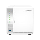 NAS QNAP TS-364-8G, 4Core, 3 bahías, 2 años