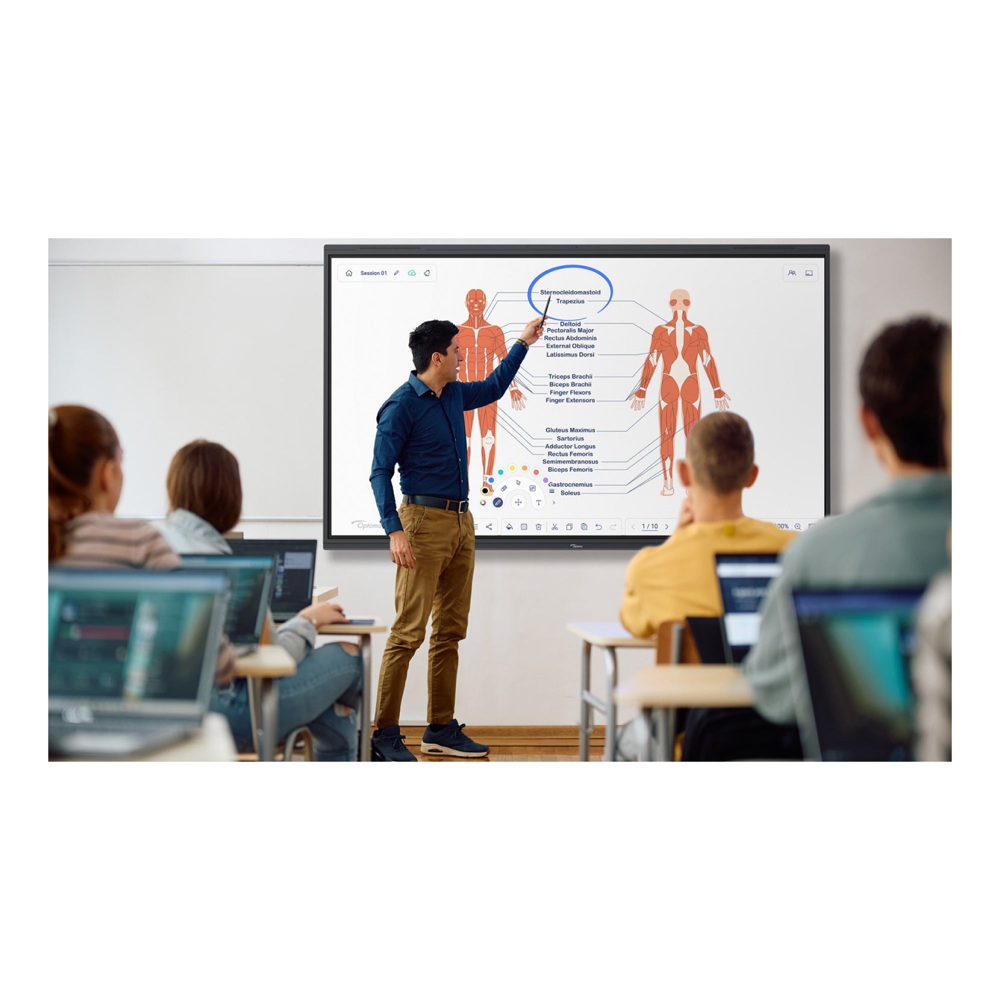 Pantalla Interactiva Optoma 5753RK, 75-3