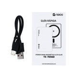 Powerbank Teros TE-7055D, 5000mAh, USB-C, Carga Inalámbrica, (TE7055D)
