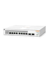 Switch Administrable HPE Aruba IO 1930, 8 GbE, PoE, 124W, 2 SFP, L2, 2 Años (JL681A)
