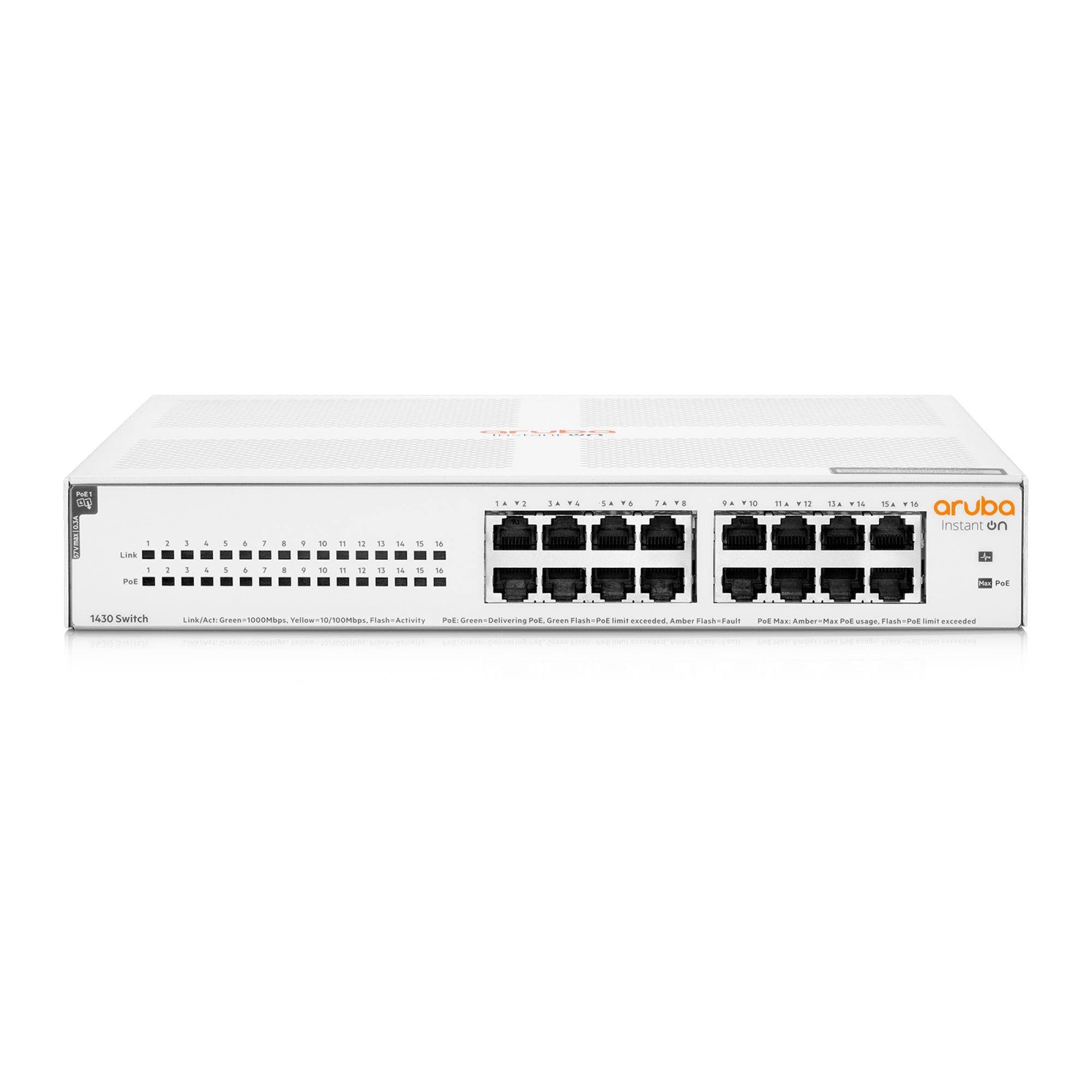Switch HPE Aruba IO 1430-vista-frontal
