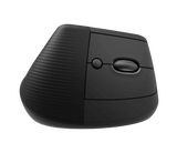 Mouse Logitech Lift Vertical, Zurdo, Negro, Wireless, Bluetooth (910-006467)