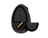 Mouse Logitech Lift Vertical, Zurdo, Negro, Wireless, Bluetooth (910-006467)