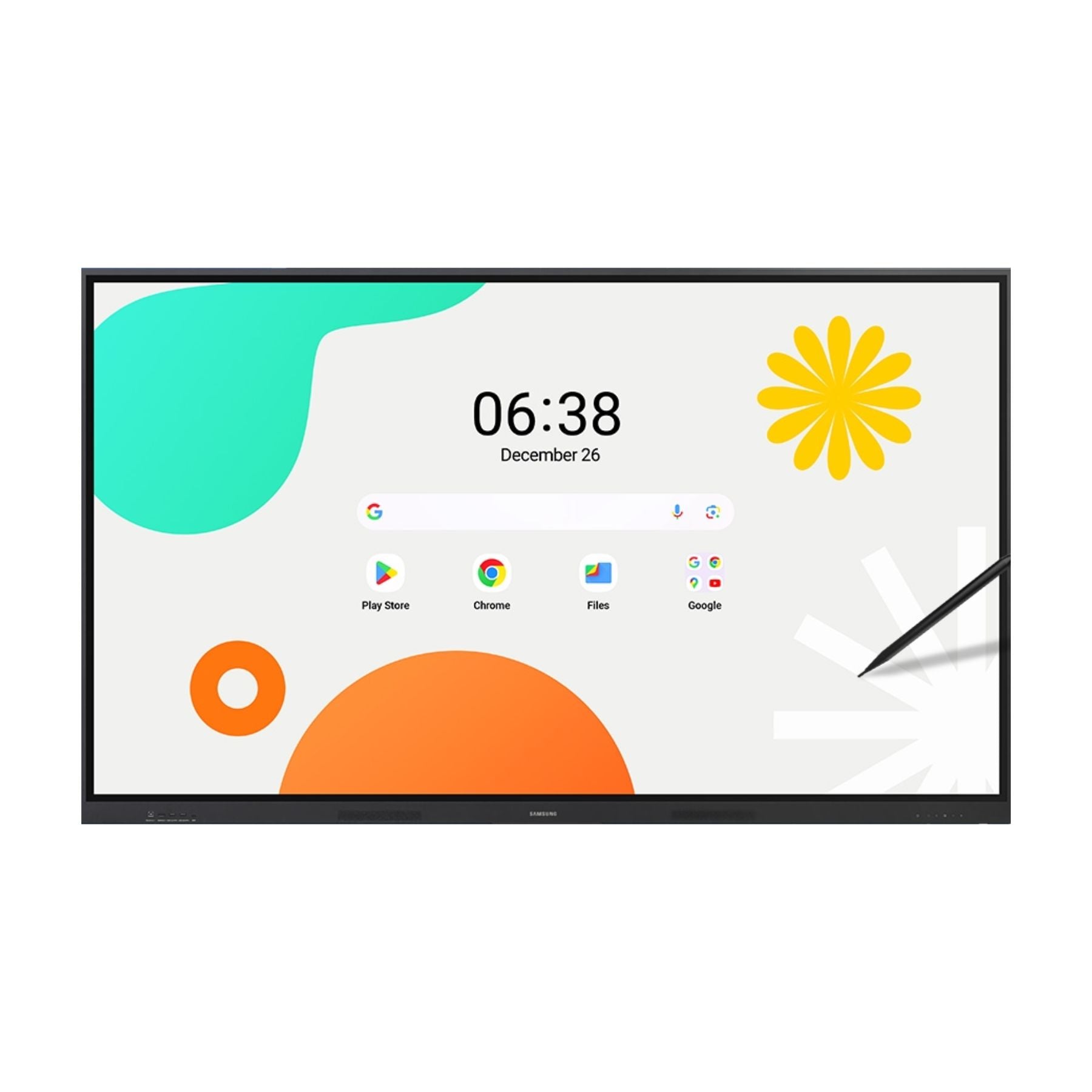 pantalla interactiva samsung 86waf vista frontal