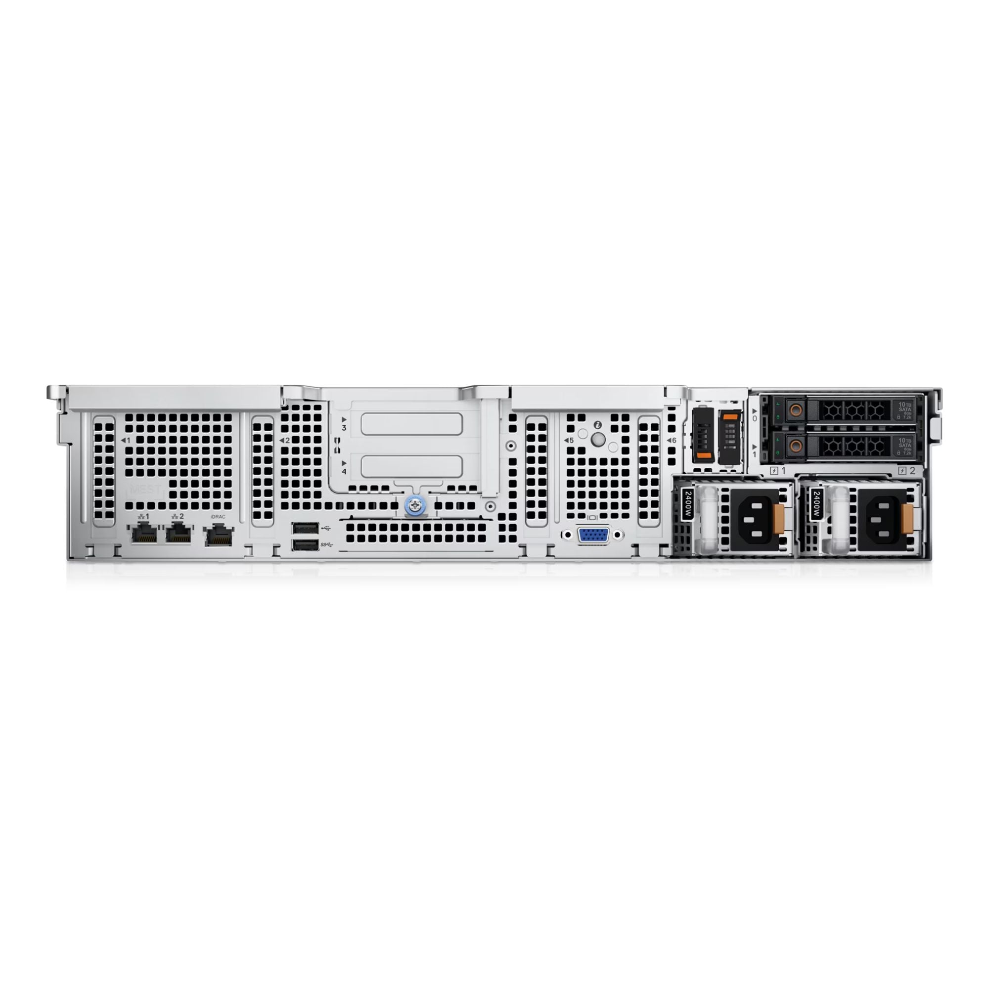 servidor dell power edge r750xs vista posterior