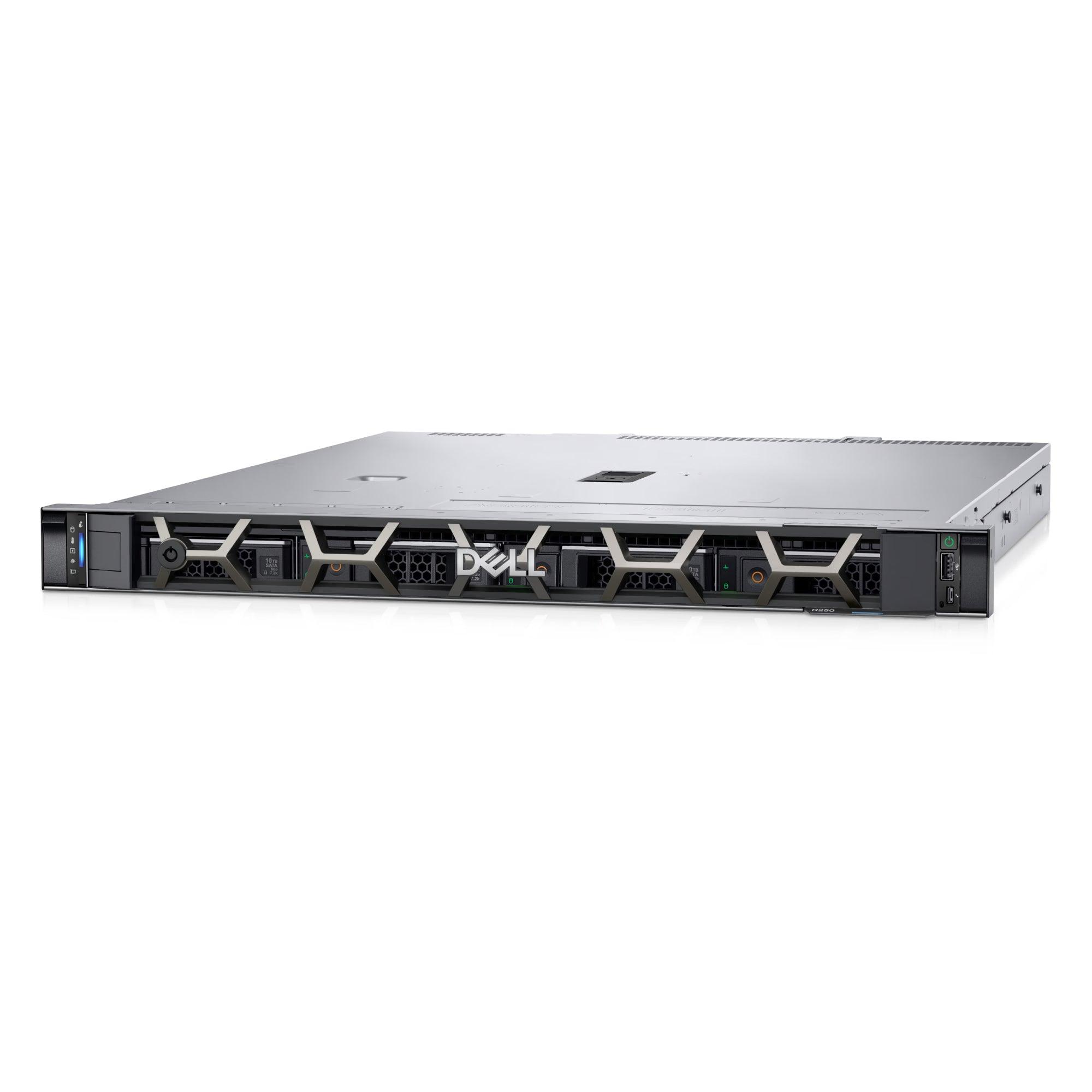 servidor dell poweredge r260 vista frontal lateral