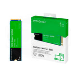 Disco Sólido Western Digital Green SN350, 1TB, NVMe, 2280 Mb/s, PCIe M.3,0 1Y, (WDS100T2G0C-00CDH0)