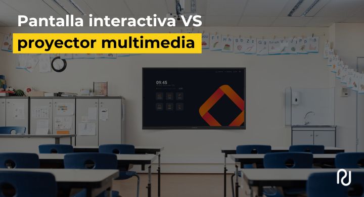 pantalla interactiva vs proyector multimedia