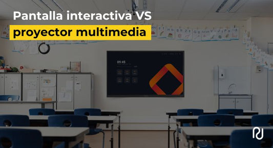 pantalla interactiva vs proyector multimedia