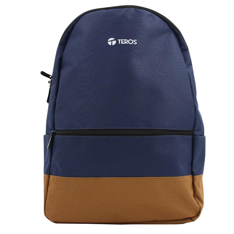 Mochila Teros TE-ACS9019, Poliester, Para Laptop, 15.6", Azul y marron (TE-ACS9019) Imagen principal del producto