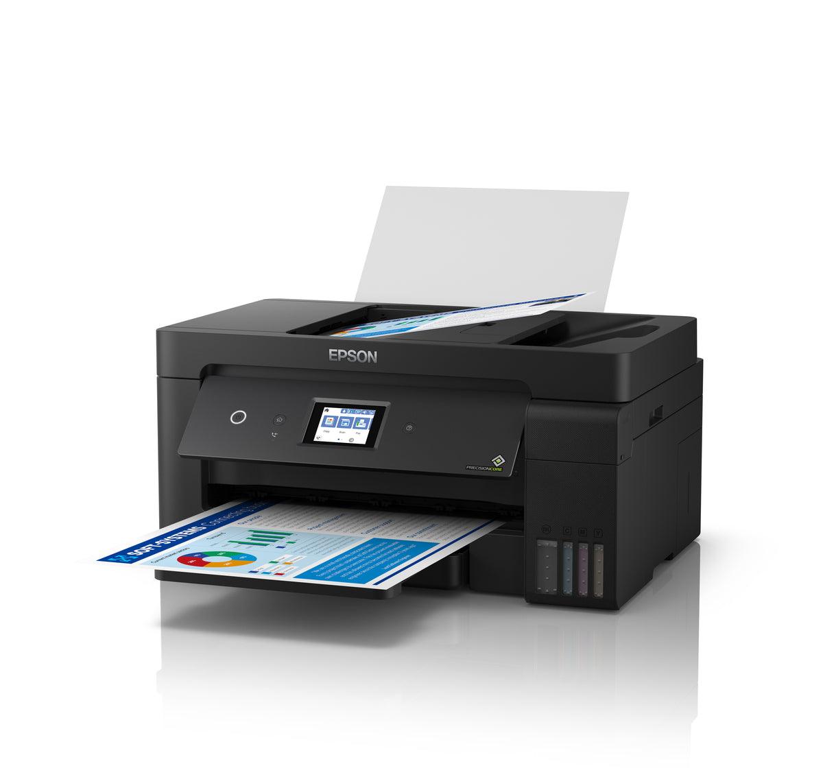 Impresora Mult. Epson L14150, USB, WiFi, LAN, ADF, A3, 1Y (C11CH96303) Imagen secundaria del producto