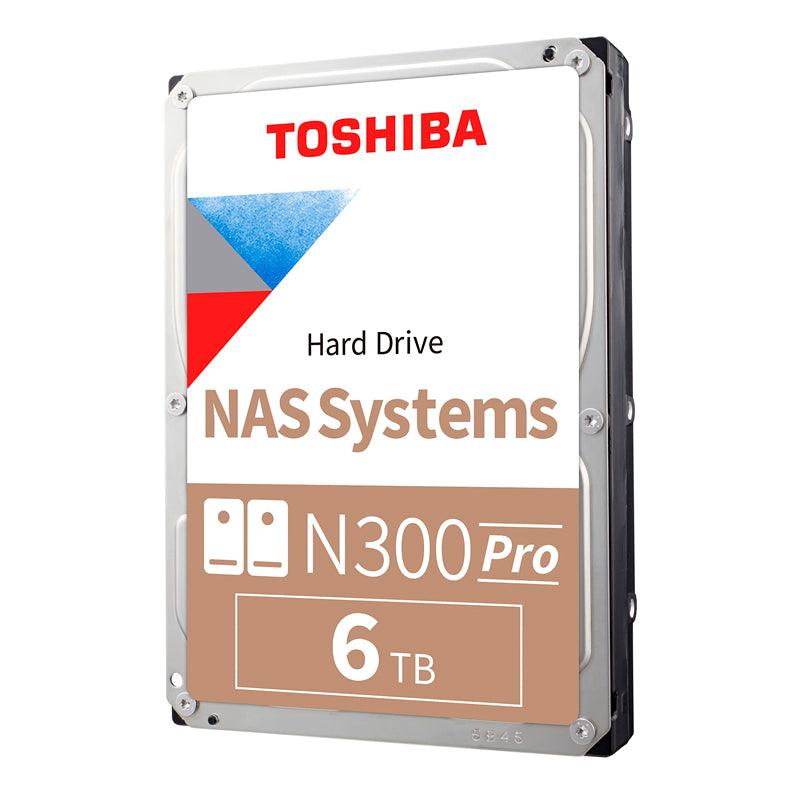 Disco Duro NAS Toshiba N300 PRO , 6TB, SATA 6.0Gb/s, 7200rpm, 256MB Cache, 3.5", 5Y Imagen principal del producto