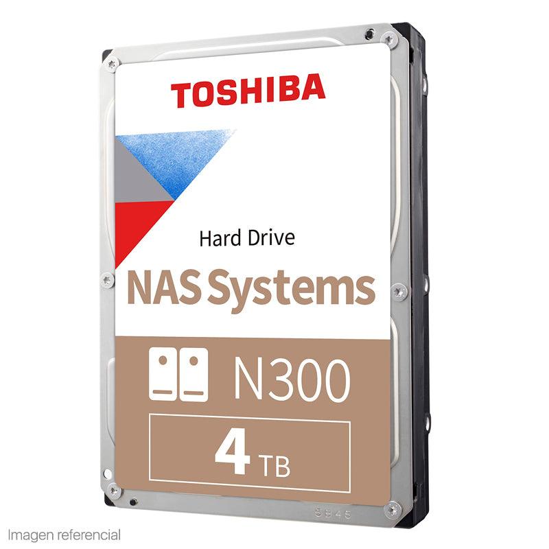 Disco Duro NAS Toshiba N300, 4TB, SATA 6.0Gb/s, 7200rpm, 256MB Cache, 3.5", 3Y