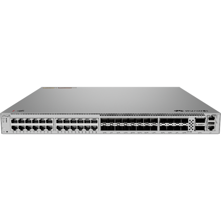 Switch Administrable Huawei S620-24T16X8Y2CZ, 24 GbE, 16 SFP+, 8 40/100G uplinks, Carrier Grade, 1 Año (S620-24T16X8Y2CZ)