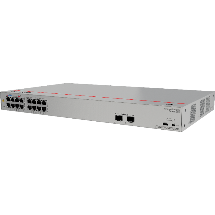 Switch Huawei S110-16LP2SR, 16 GbE, PoE+, + 2 SFP, PoE+, 1 Año (S110-16LP2SR) Imagen principal del producto