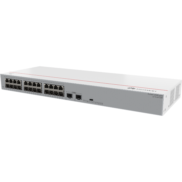 Switch Huawei S110-24T2SR, 24 GbE, 2 SFP, sin PoE, 1 Año (S110-24T2SR) Imagen principal del producto