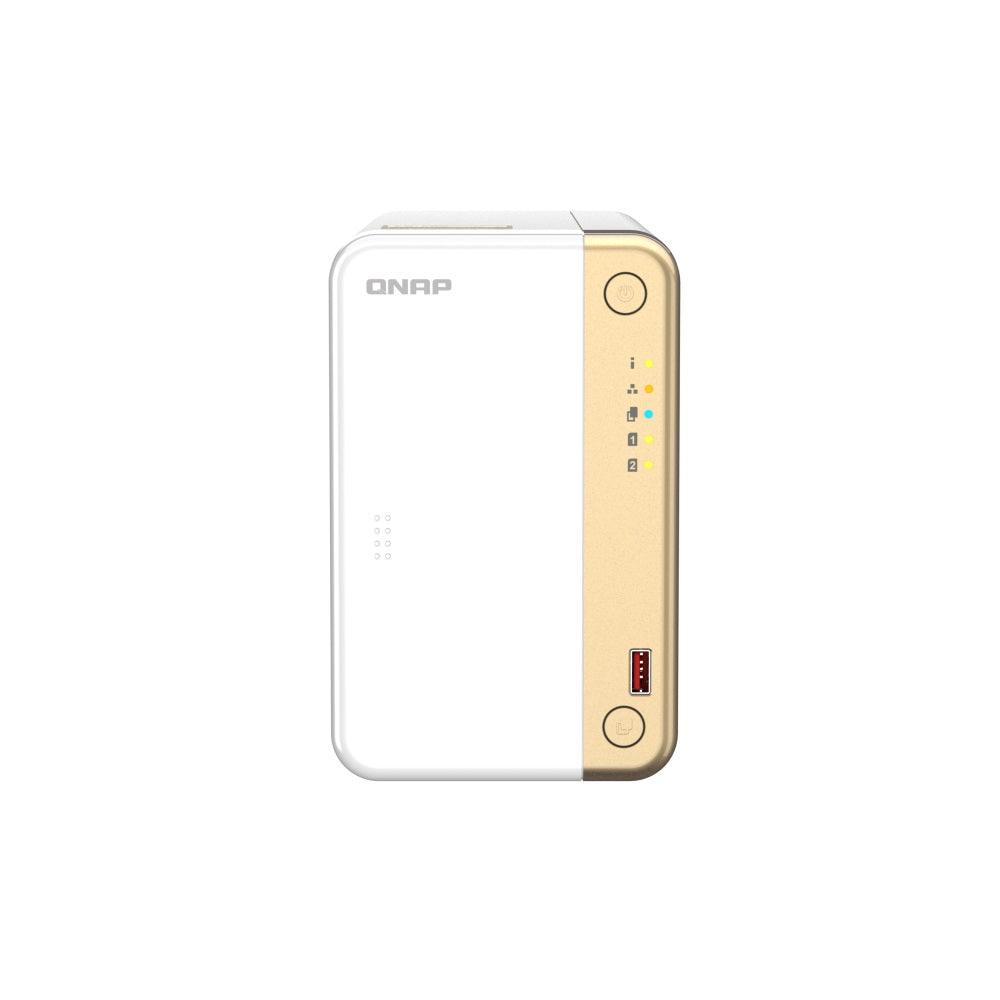 Almacenamiento NAS QNAP TS-262-4G, 0TB, 2C, 4GB RAM, 2 bahías, 2 años