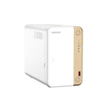 Almacenamiento NAS QNAP TS-262-4G, 0TB, 2C, 4GB RAM, 2 bahías, 2 años