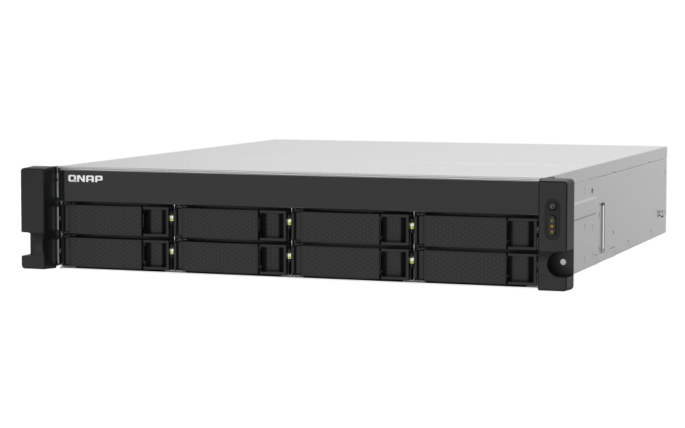 Almacenamiento NAS QNAP TS-832PXU-RP-4G, 40TB, 4C, 4GB RAM, 8 bahías, 2 años