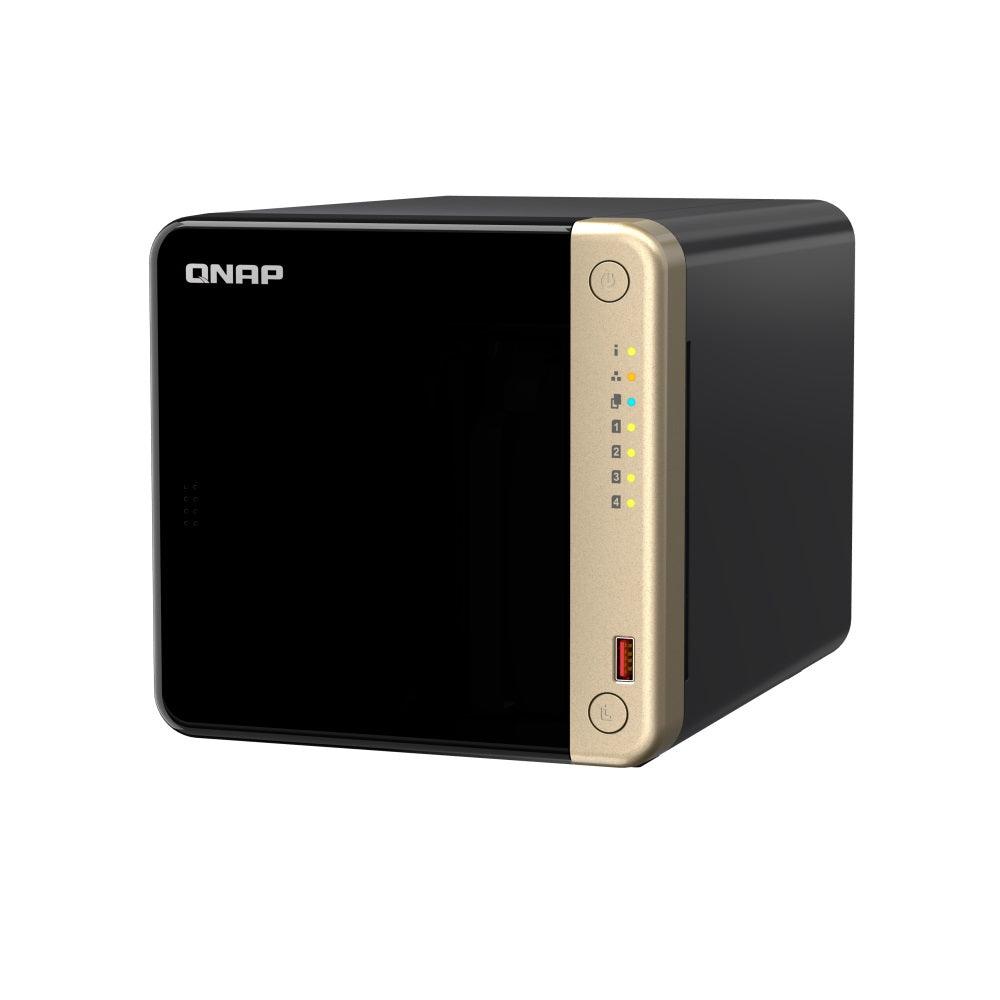Almacenamiento NAS QNAP TS-464-8G, 20TB, 4C, 8GB RAM, 4 bahías, 2 años