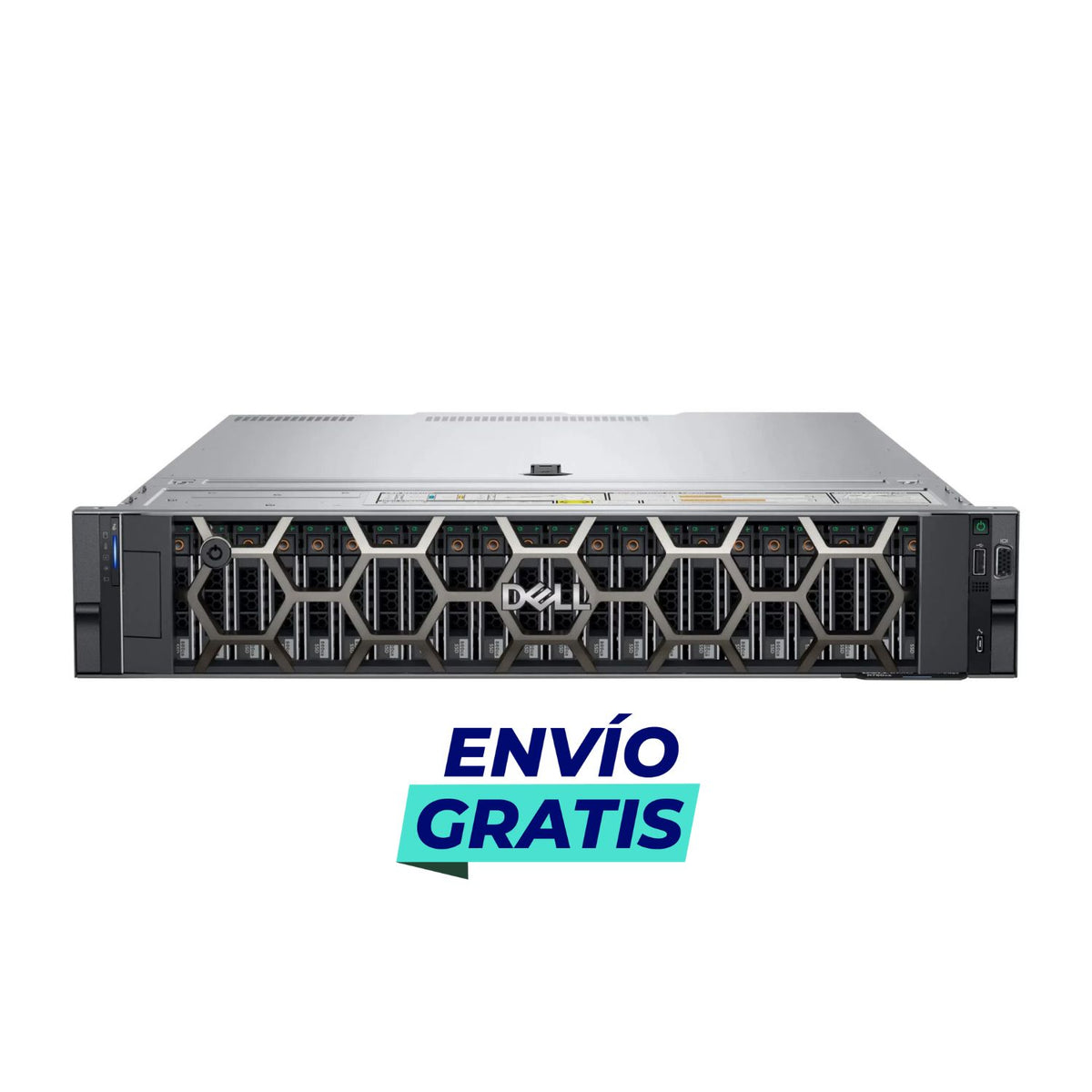 Servidor Dell PowerEdge R750xs, (2) Xeon Silver 4310, 12C/24T, 8x2.5", 2 Años