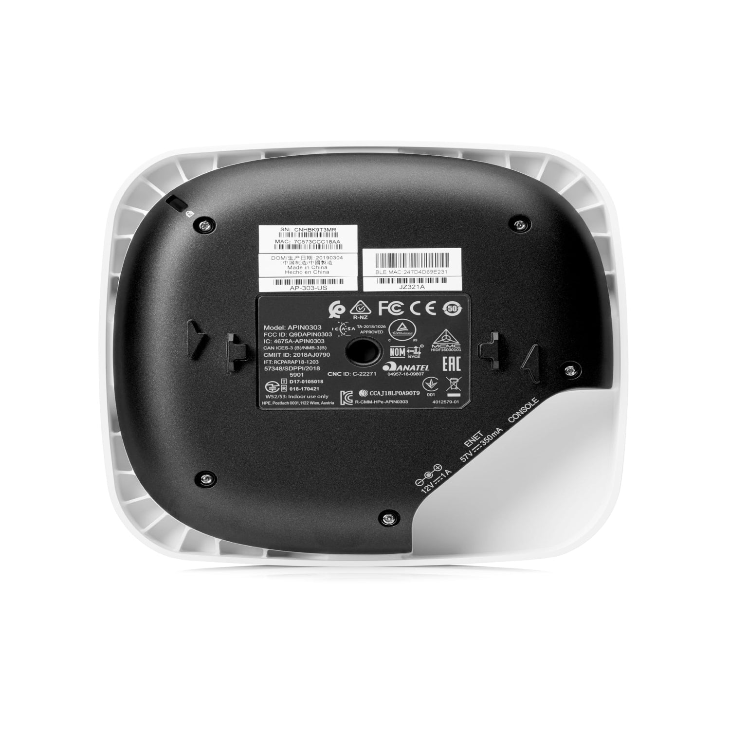 Access_Point_HPE_Aruba_IO_AP11 vista trasera