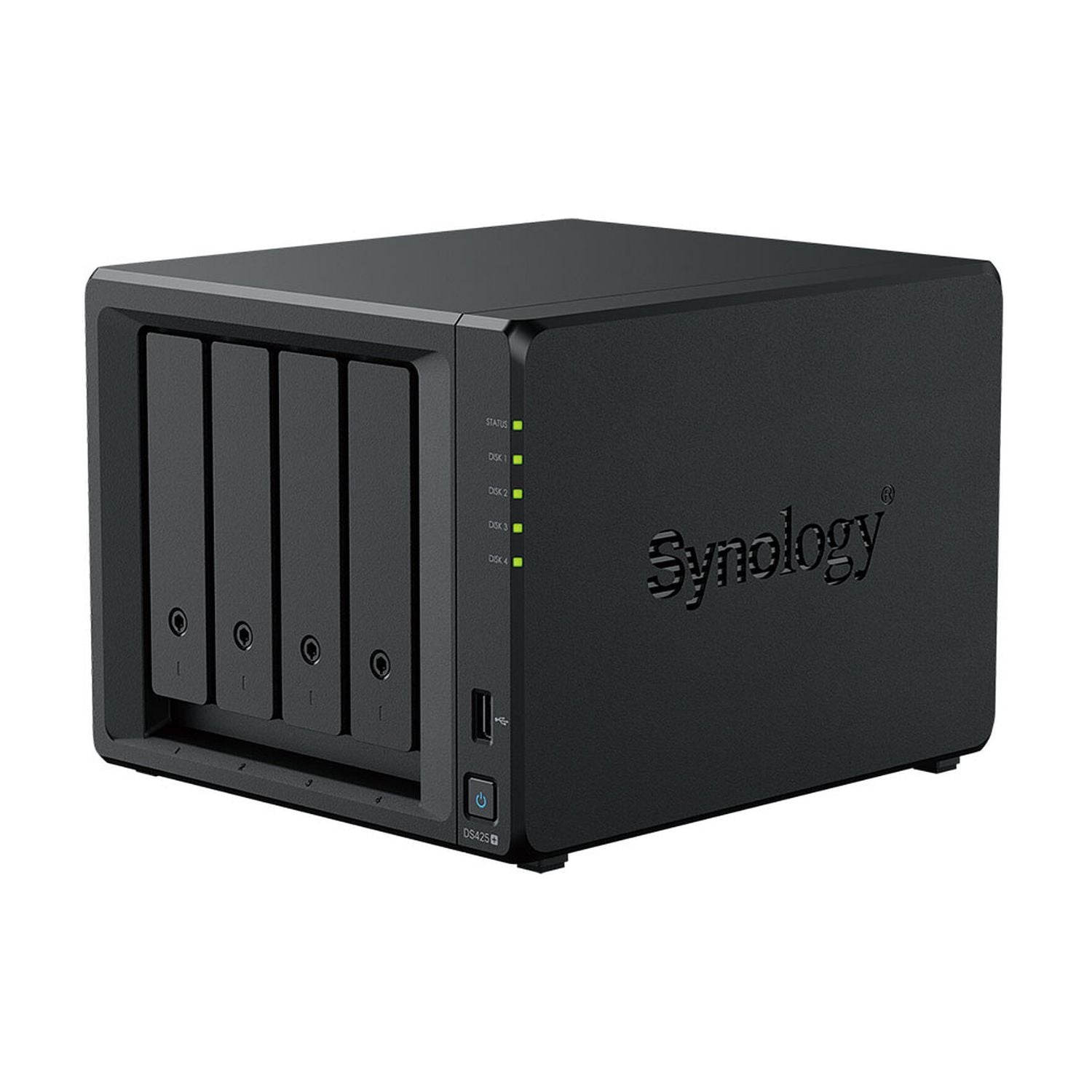 Almacenamiento NAS Synology DiskStation DS425+, 4C, 2GB, 4 bahías, 3 años