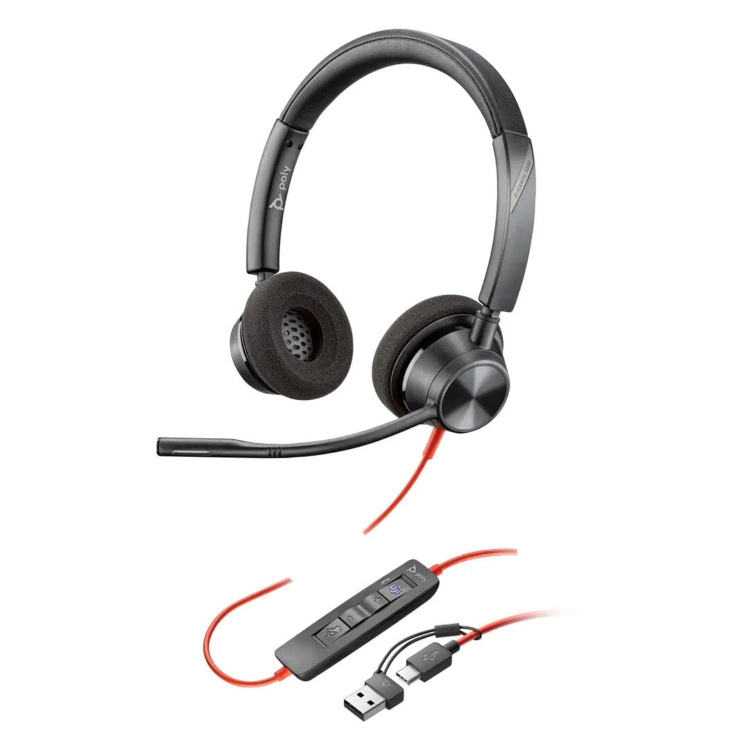 Audífono C/Micrófono Poly BW3320 vista  Imagen principal del producto
