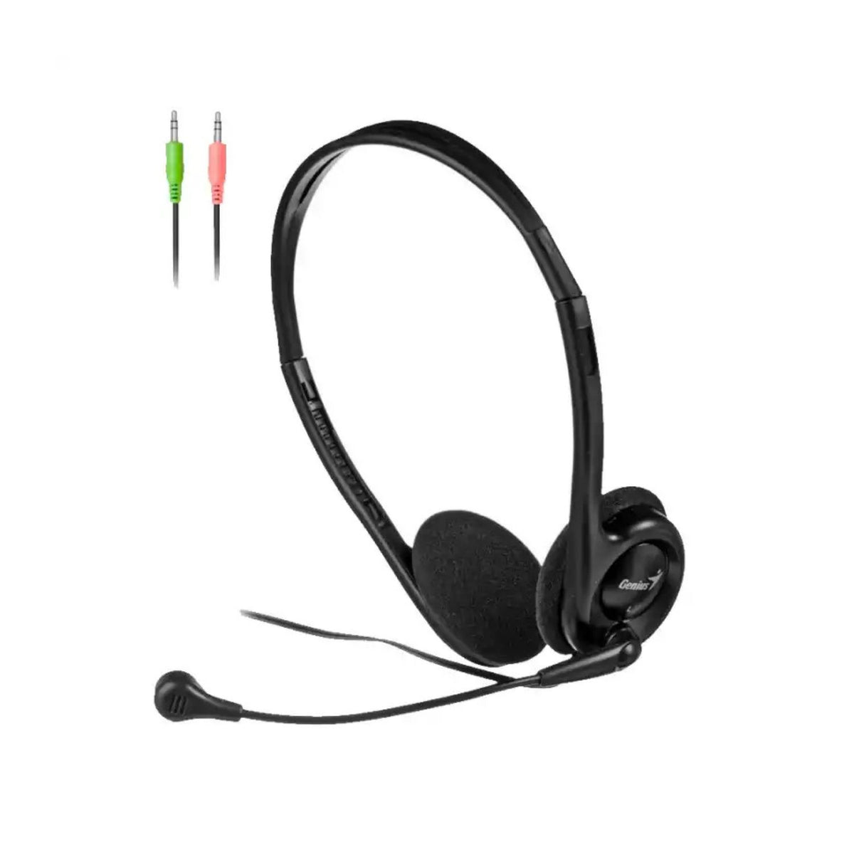 Audifono Genius HS-200C,  c/Microfono, Adaptador