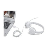 Audífono Lenovo 110, USB, C/Microf., Gris, 1 año (GXD1E71385)