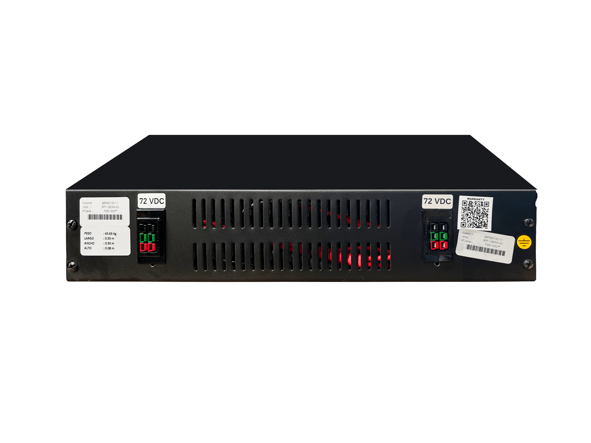 Banco de Baterias Rackeable Plug&Power BPP-12B09A-3U, 12BAT, 09AH, 3U, 1 Año Imagen secundaria del producto
