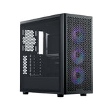 Case Cooler Master Elite 502, Mid Tower, ATX, eATX, iTX, Micro ATX, Vidrio Templado, sin fuente, Negro, 1 año (E502-KGNN-S00)