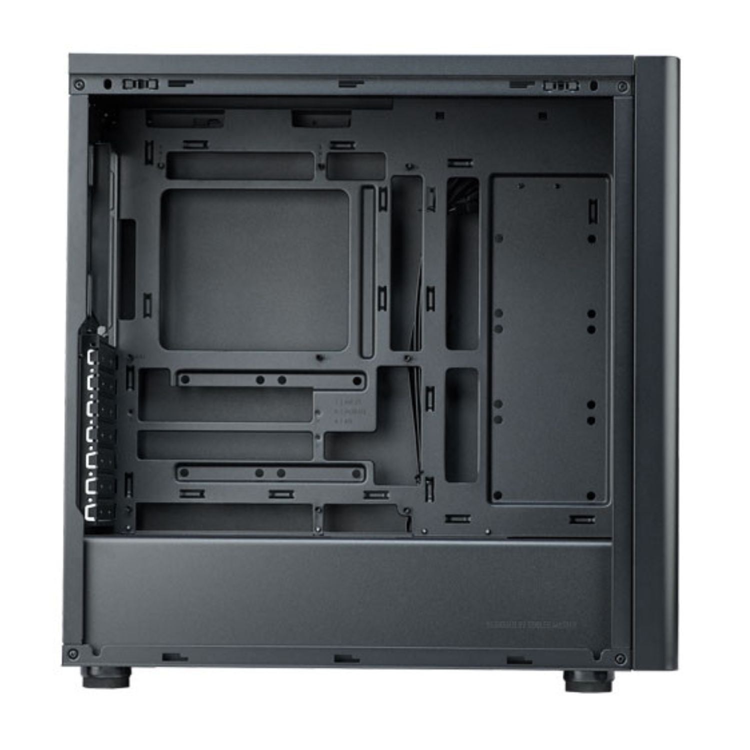 Case Cooler Master Elite 502, Mid Tower, ATX, eATX, iTX, Micro ATX, Vidrio Templado, sin fuente, Negro, 1 año (E502-KGNN-S00)