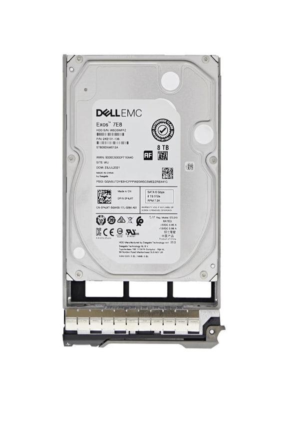 Disco Duro Servidor Dell 8TB SAS, 7.2K, 12Gbps, 3.5", caddy 3,5"  1 Año (161-BBRX)