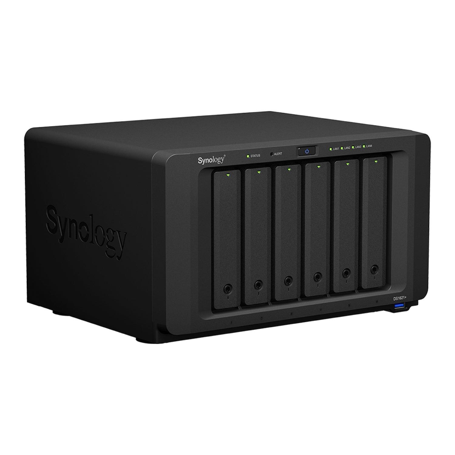 Almacenamiento NAS Synology DiskStation DS1621+, 4C, 4GB, 6 bahías, 0TB, 3 años