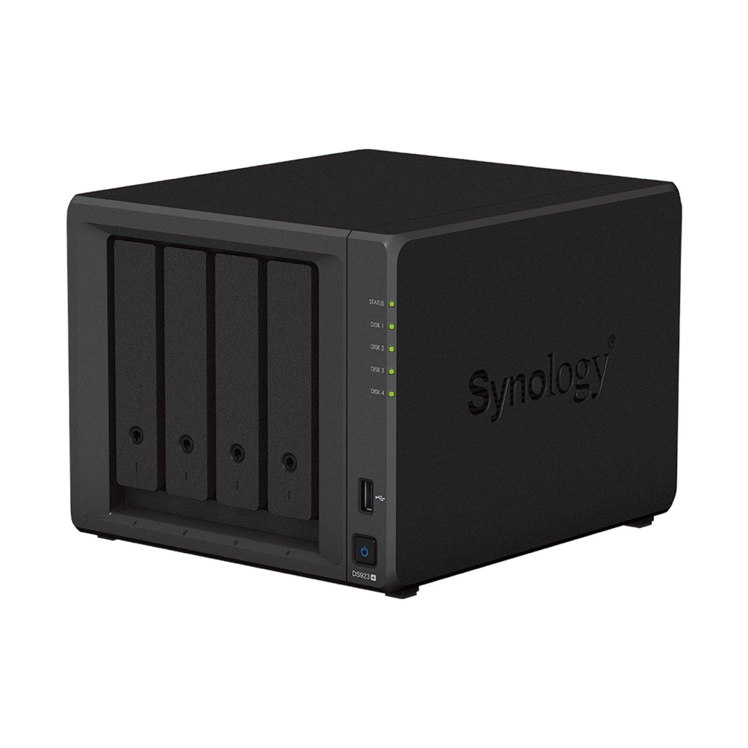 Almacenamiento NAS Synology DiskStation DS923+, 2C, 4GB, 4 bahías, 0TB, 3 años Imagen principal del producto
