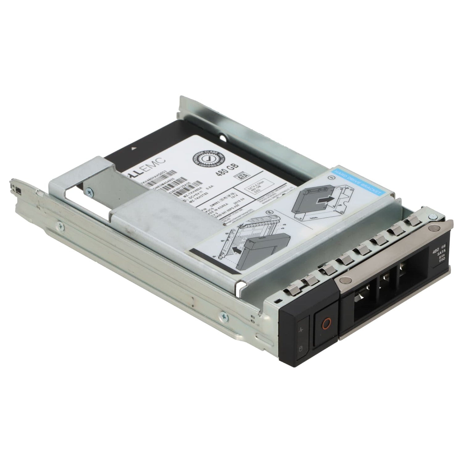 Disco Sólido Servidor Dell 480GB SSD SATA 6Gbps, 2.5" Caddy 3.5" Imagen principal del producto