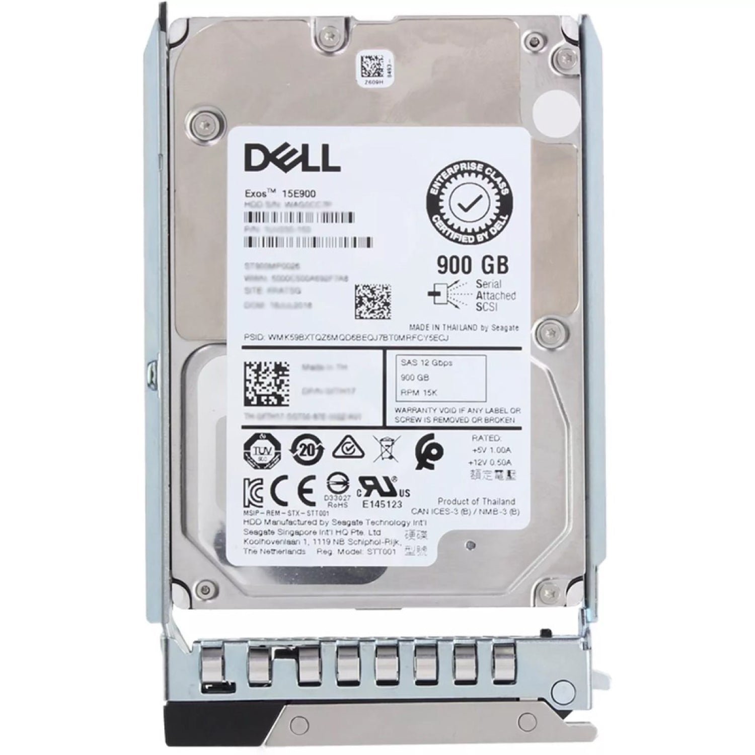 Disco Duro Servidor Dell 900GB, SAS, 15K, 12Gbps, 2.5", 1 Año (400-ATIQ)