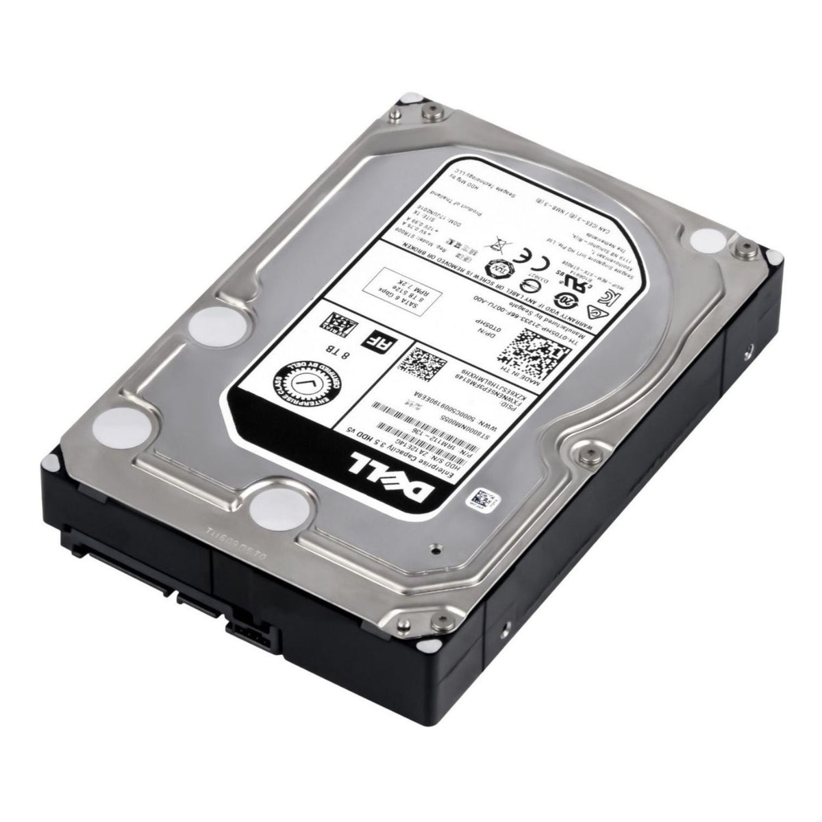 Disco Duro Servidor Dell 8TB, SATA 6Gbps, 3.5", 7.2K (161-BBQN)
