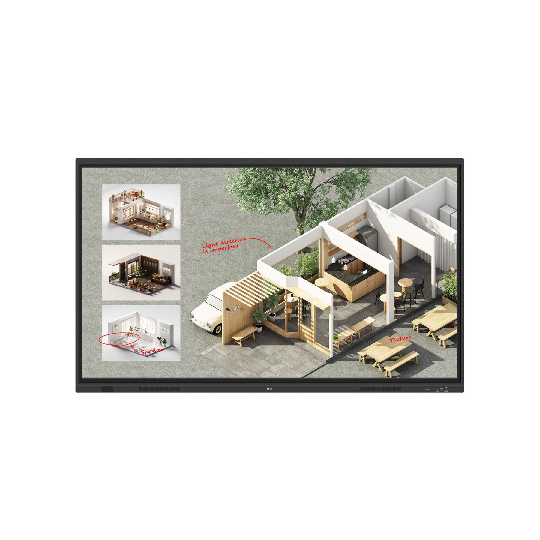 Pantalla Interactiva LG 75TR3DQ, 75 pulgadas, Android 14 Imagen secundaria del producto