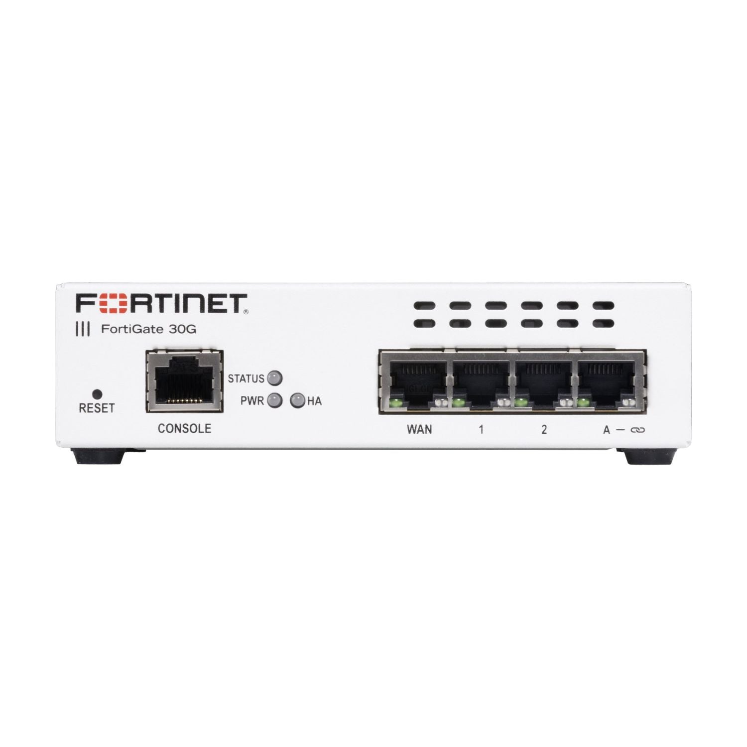 Firewall Fortinet FortiGate 30G, 4 RJ45, 1 Año hardware (FG-30G)