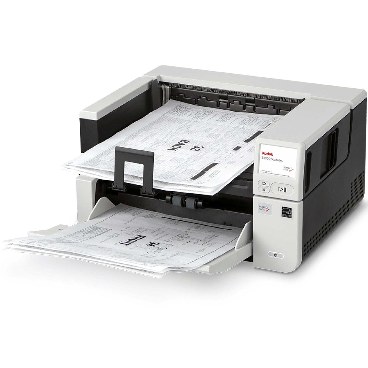 Escáner Kodak S3100, USB, Ethernet, ADF 300hojas, 100ppm, 45000pg, 1 Año